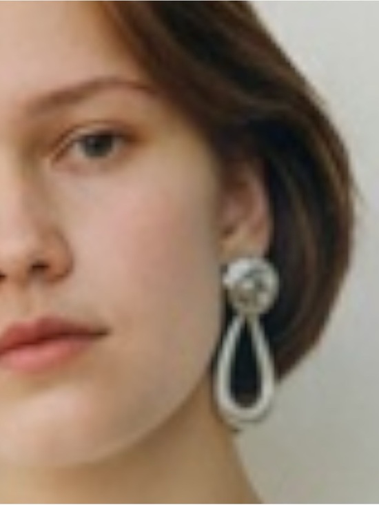 Jewelry - Oval Loop Suspended Earring
